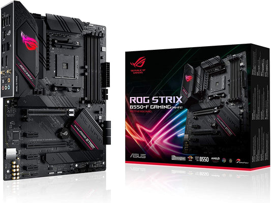 ROG Strix B550-F Gaming (Wifi 6) AMD AM4 Zen 3 Ryzen 5000 & 3Rd Gen Ryzen ATX Gaming Motherboard (Pcie 4.0, 2.5Gb LAN, BIOS Flashback, HDMI 2.1, Addressable Gen 2 RGB Header and Aura Sync)